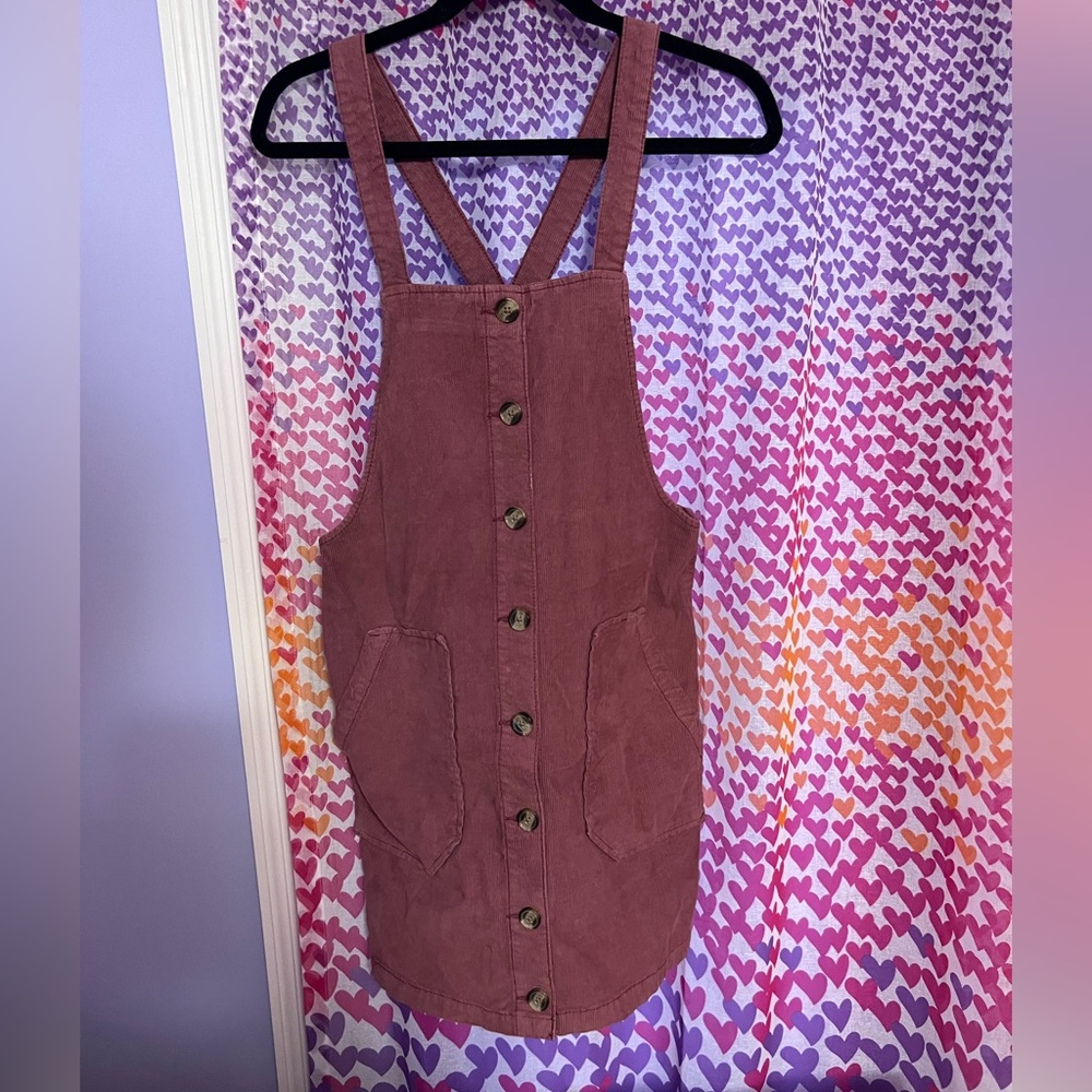 American eagle corduroy pinafore